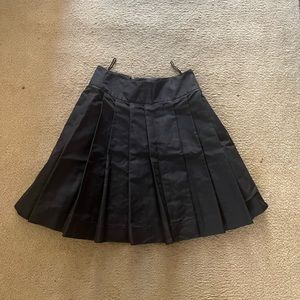 Vintage Prada Navy Pleated Skirt
